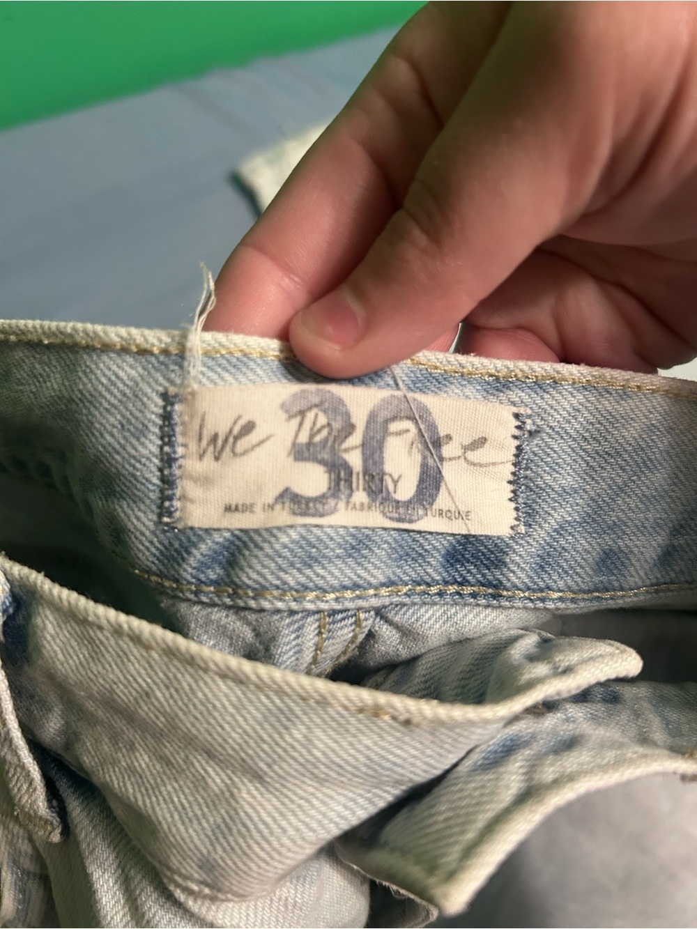 We The Free Light Blue 30 Denim Jeans